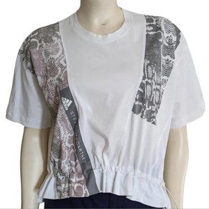 Adidas By Stella McCartney White With Graphics And Lace Womens Size Medium